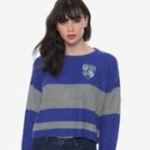 Hot Topic Cropped Ravenclaw Sweater